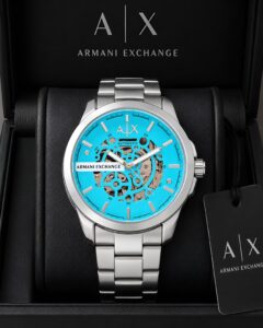 Armani Exchange automatic timepiece is the perfect blend of modern design