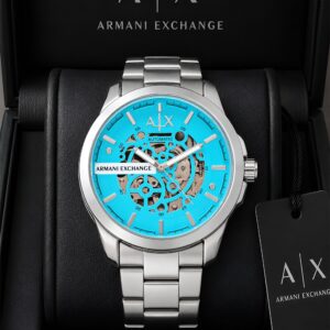 Armani Exchange automatic timepiece is the perfect blend of modern design