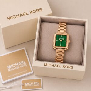 (GTW) 💣💣 *MICHAEL KORS WOMEN’S LEXINGTON SERIES FOR HER IN STOCK* 💣💣  💫 *Festive and feminine, a glitz topring embellishes the stainless tone stainless steel case ROSE,ROSE TWO TONE& SLIVER tone bracelet takes this Michael Kors watch to a new level of chic* 💫  # 7AAA # For Her # Original Model # MK #Lexington  *FEATURES:-*   > 28MM DIAL SIZE > ALL STAINLESS STEEL CASE, CHAIN, BACK & LOCK 💯 >WORKING > MK LOGO ON BACK  > HEAVY QUALITY ORIGINAL LOCK *> MK LOGO EMBOSSED DIAL 💎* > Rose,Rose Two-Tone& Sliver colour chain >slim elegant studded metal watch   *GUARANTEED HEAVY  QURTAZ MOVEMENT✅*    ❤ *NEW MODEL* ❤   *AVAILABLE IN STOCK WITH  @ 2100 Free shipping SHIPPING*   ✅ *NOTE: REFER VIDEO FOR QUAKE REFERENCE* ✅