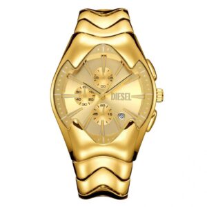 DIESEL GOLD TONE LUXURY WATCH